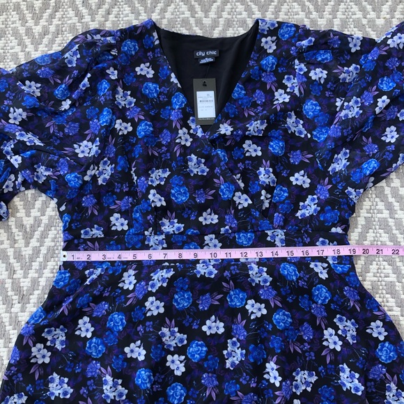 City Chic Khloe print dress size M - Picture 5 of 14